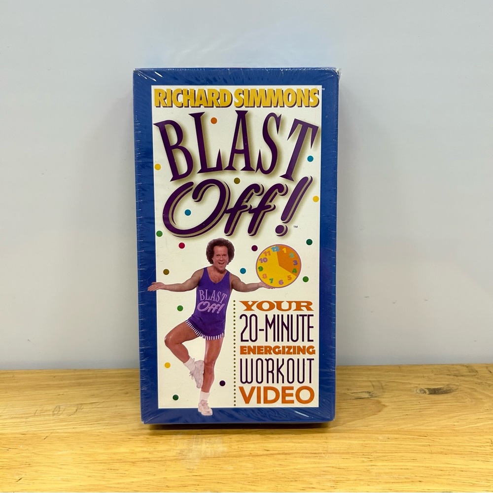 Richard Simmons Blast Off VHS Musical Workout 1999 NEW Sealed